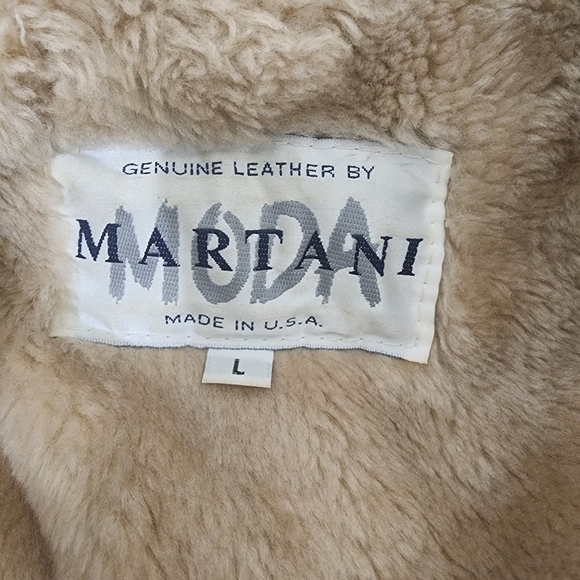 Vintage Martani Black Leather Retro Jacket Size L - Picture 13 of 13